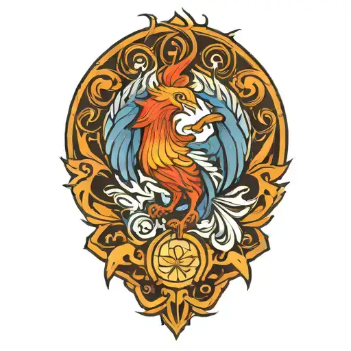 Sigma Male Symbol Pheonix Rising