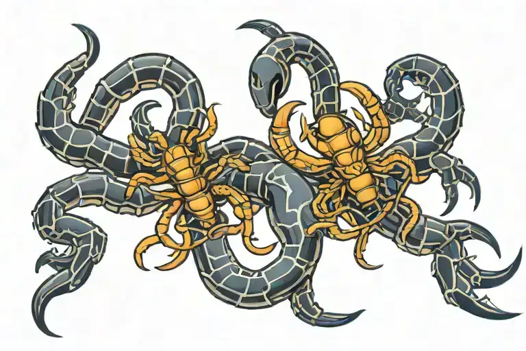 Scorpio Star Sign Intertwined