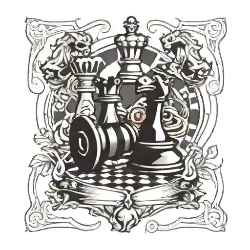 Chess And No Gambling Themed