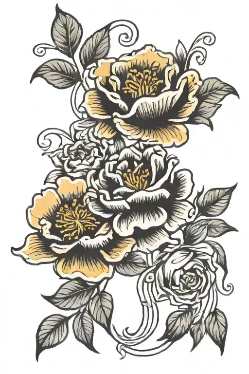 Flowers Wrapped June And January Birth Flowers