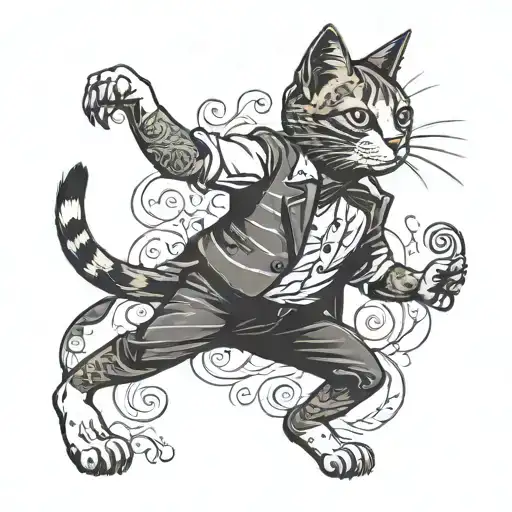 Cat Dancing To Northern Soul Music