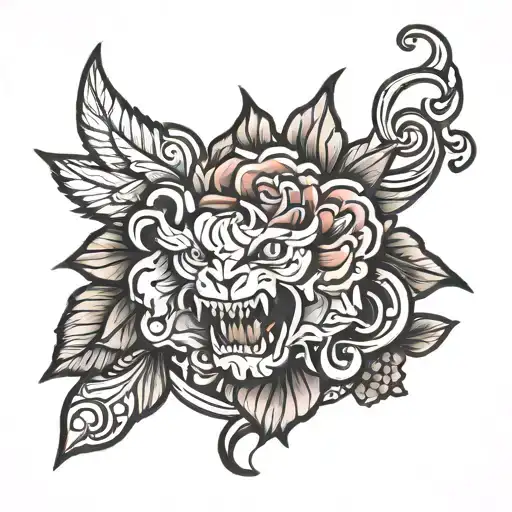 Gay Tattoo On Bicep Outline In Fine Line