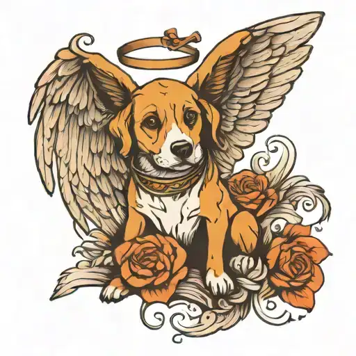 Me Dog Angels And Poem