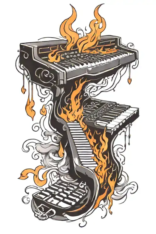 Keyboard On Fire