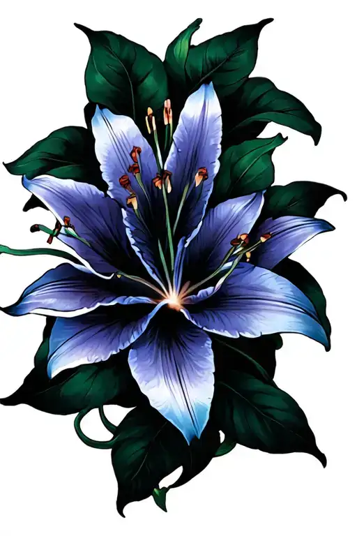 Japanese Style With Spider Lily