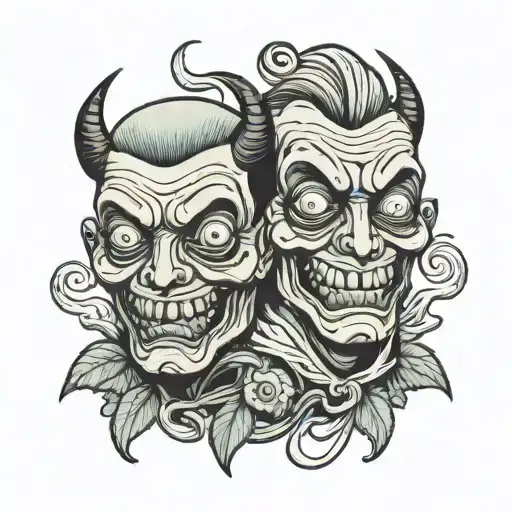 Siamese Twin Head Sewn Franckenstein Creepy Monster