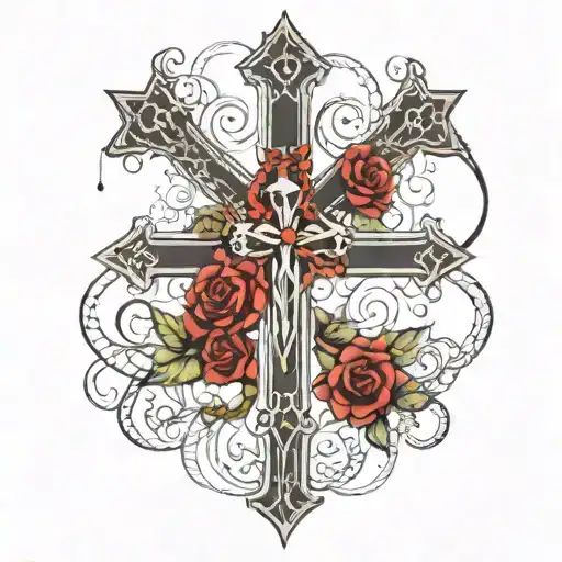 Scorpio Crucifix Honesty Metal