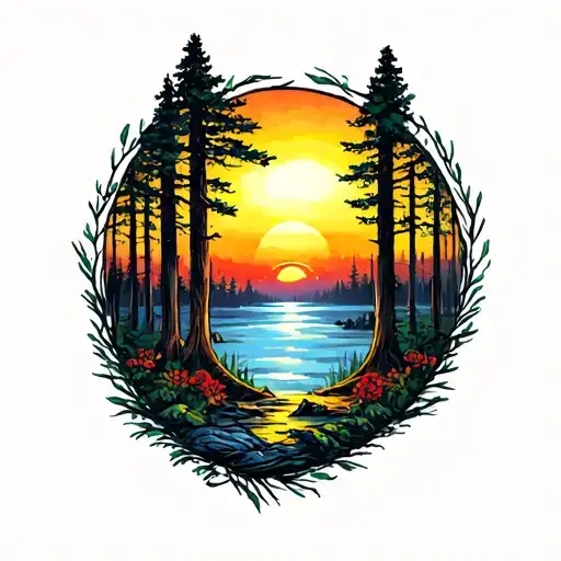 Sunset Woods Surrounded