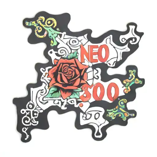 Puzzle Pieces With Birthday Date