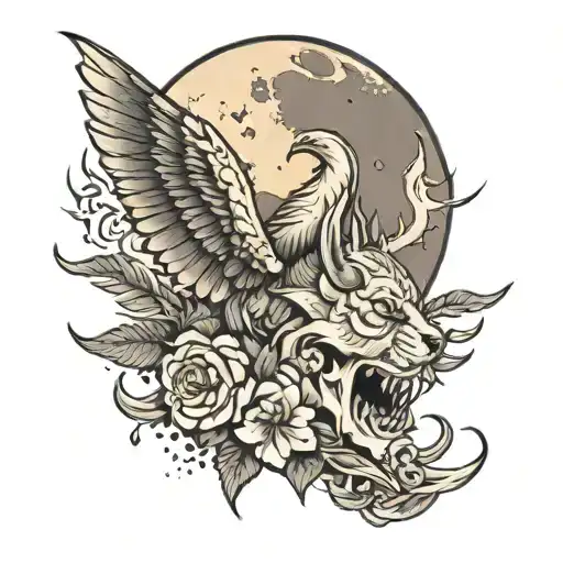 Millan With Moon Next To It