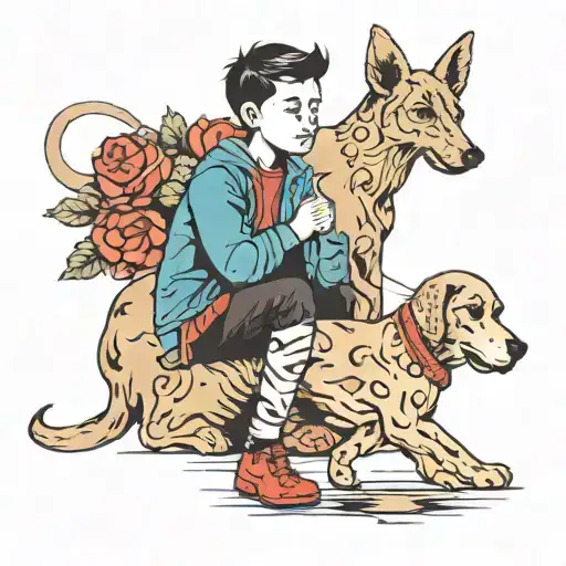 Dog & Boy