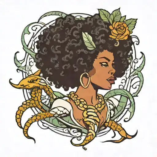 Afro Haired Female Scorpio