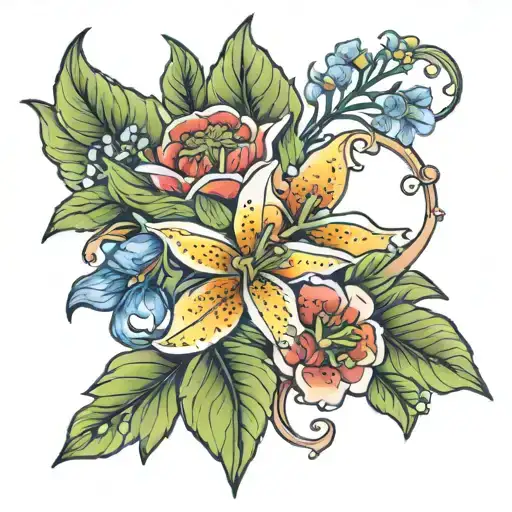 Alexis With April Birth Flower