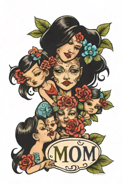 Mom And Children's Names