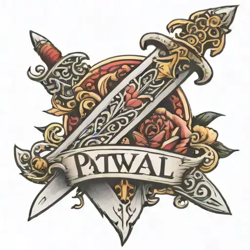 Sword With Name Of Patwal