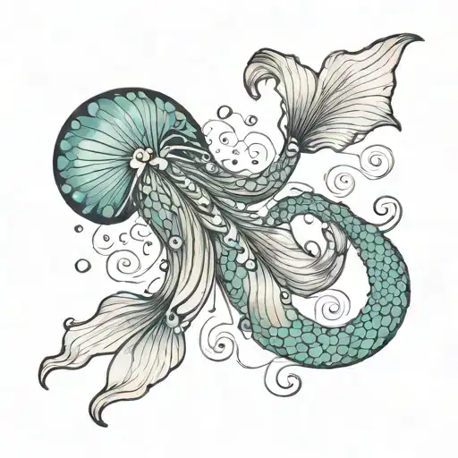 Jellyfish Mermaid Tail