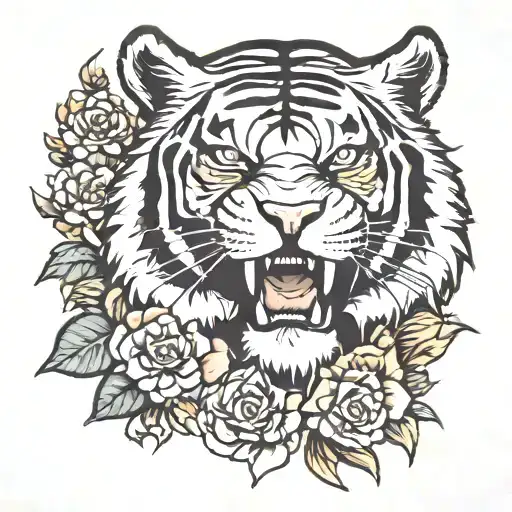 God Flowers Tiger
