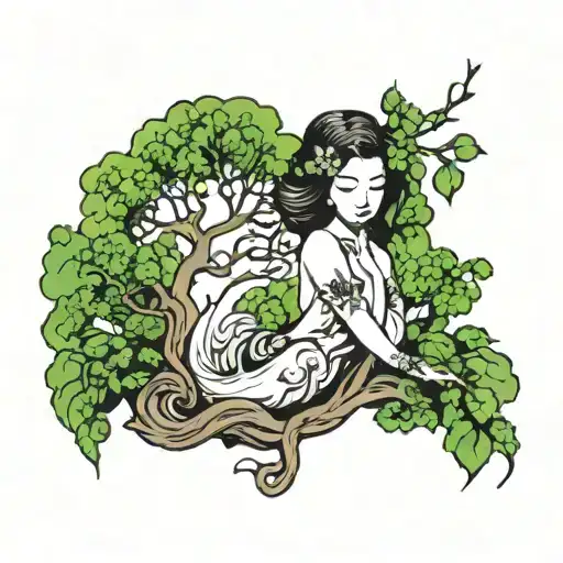 True That I Saw Her Hair Like The Branch Of A Tree A Willow Dancing On Air Before Covering Me