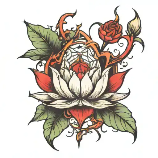 Broken Heart Lotus Thorns