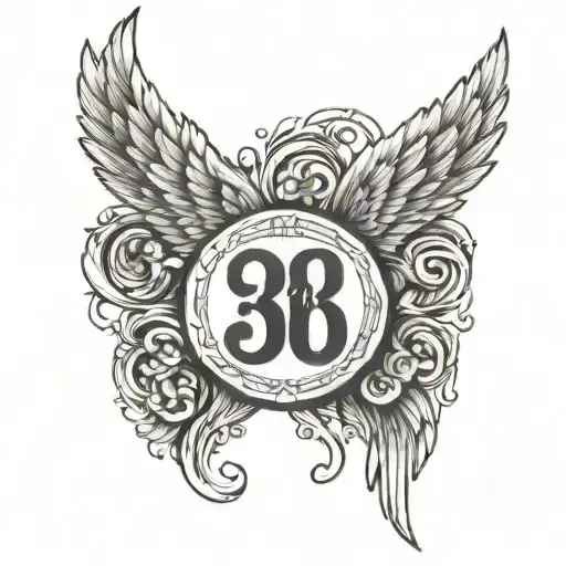 Angel Wings With Paragraph In The Middle