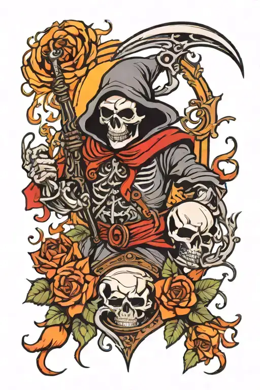 Reaper Surrounded By Sundowners