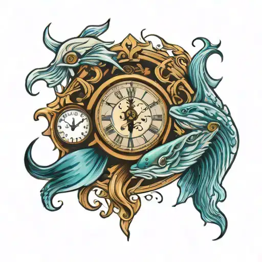 Sea And Clock