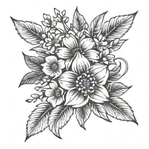 Native Flowers Bunch