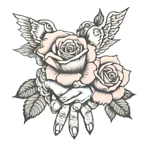 Pinky Promise With Three Rose