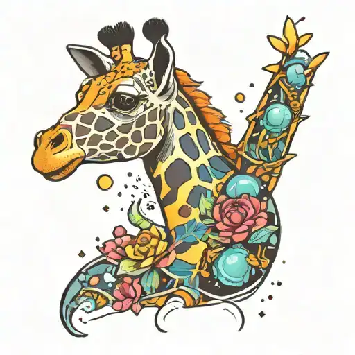 Outer Space Giraffe