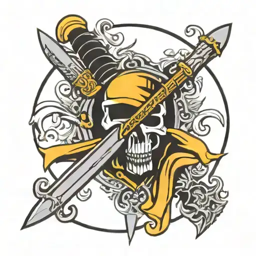 Wu Tang Clan Logo With A Sword