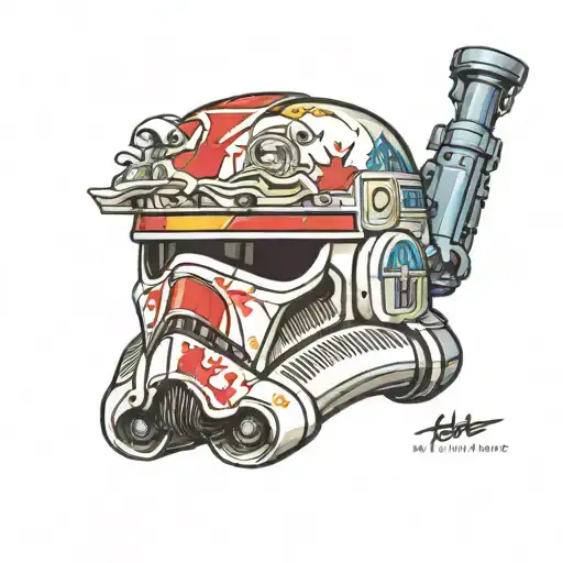 Kashiik Battle Republic Trooper Helmet From Star Wars