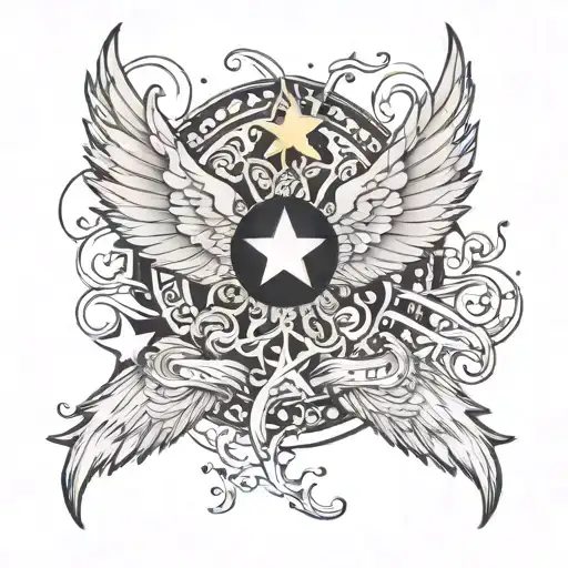 99 With Wings And Star