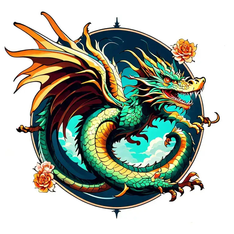 Dragon Taking Flight