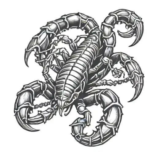 Scorpion With 2 Puppets