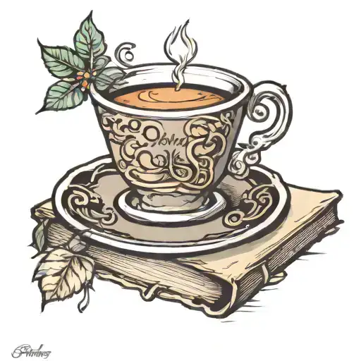 Cup Of Coffee And A Book