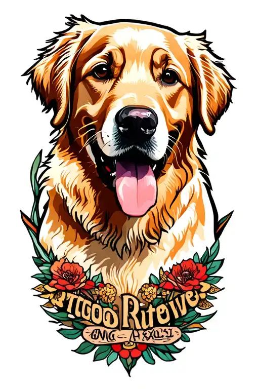 Vintage Golden Retriever