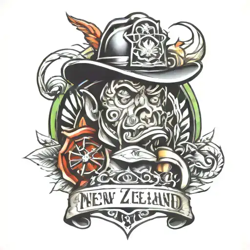 New Zealand Firefighter 5 Years Services