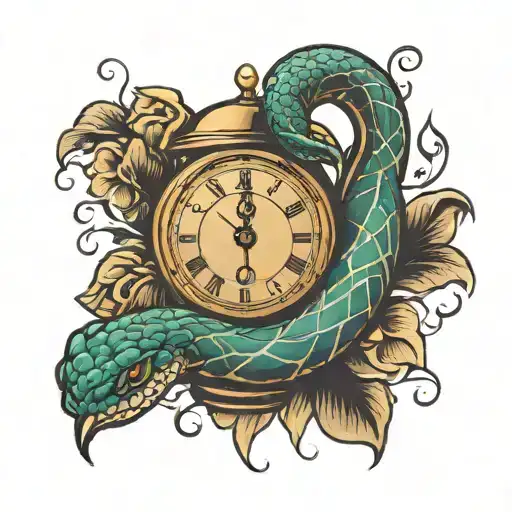 Sand Clock With Snake