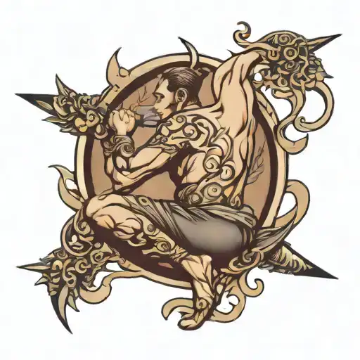 Peaceful Warrior Back