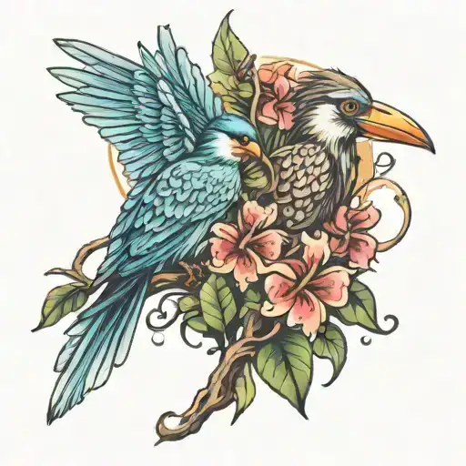 Tropical Trees Death Nautical Birds