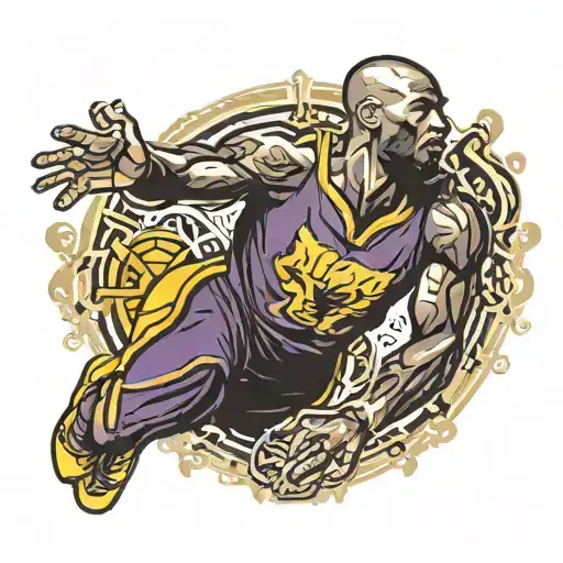 Kobe Bryant Logo And Black Panther