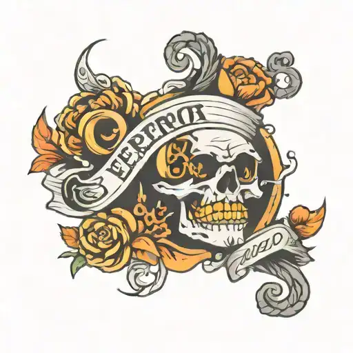 Error Lettering Tattoo With The Words