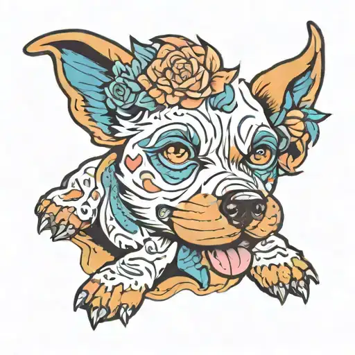 Dog Finger Full Color