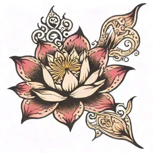 One Lotus With The Word Of The End Is A New Beginning