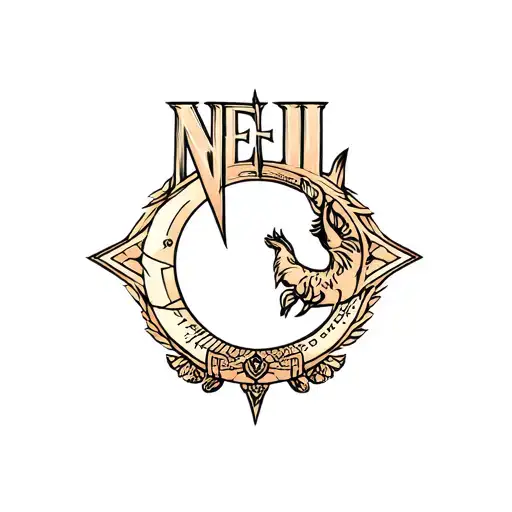 Sagittarius That Shows The Word Neil