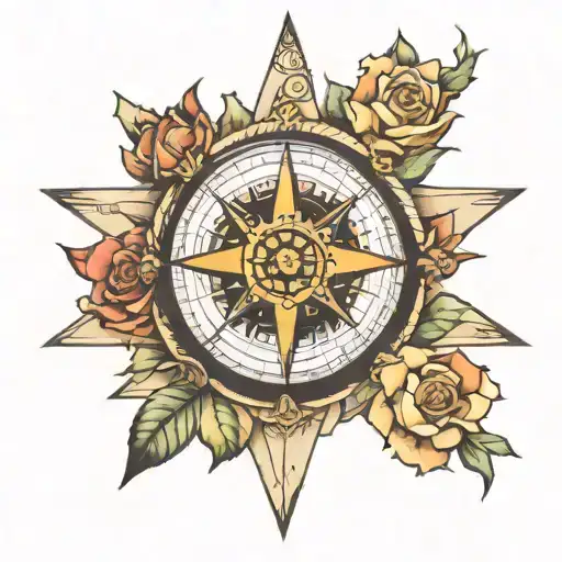 Book Compass Roses