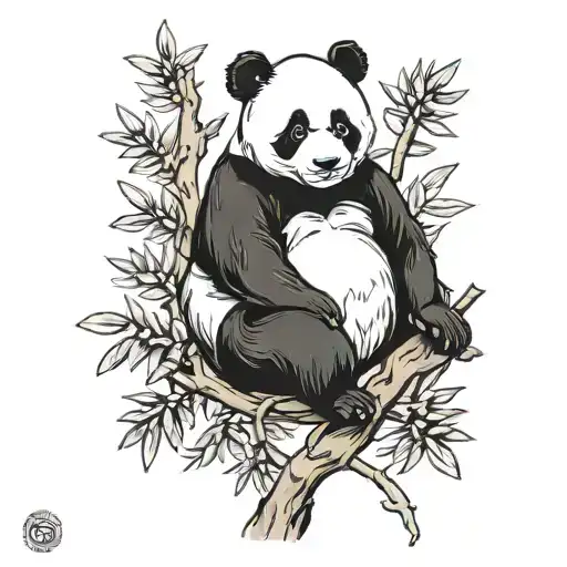 Panda On A Branch