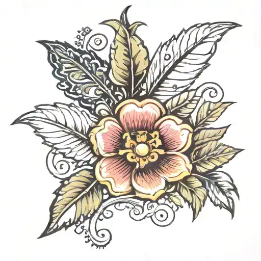 Italian Vintage Motif A Natural