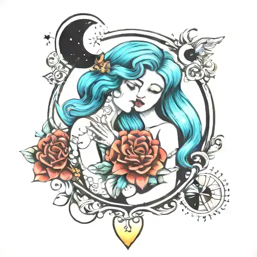 Gemini And Aquarius Love You To The Moon