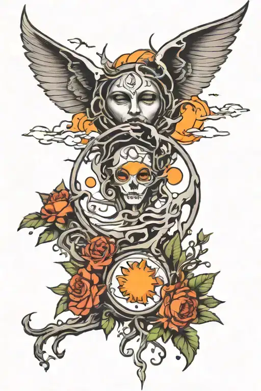 Nature And Sun Moon Destruction